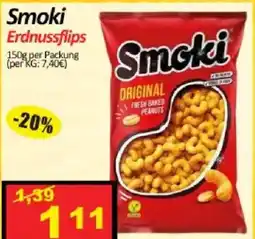 Wurstico Smoki erdnussflips Angebot