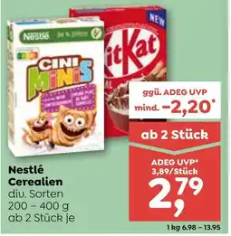 ADEG Nestlé Cerealien Angebot