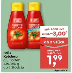 ADEG Felix Ketchup Angebot