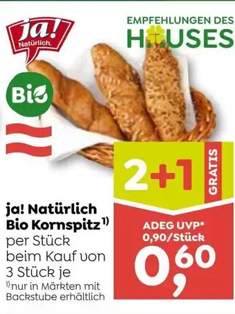 ADEG ja! Natürlich Bio Kornspitz Angebot