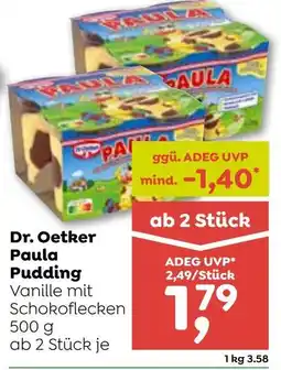 ADEG Dr. Oetker Paula Pudding Angebot