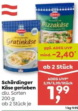 ADEG Schärdinger Käse gerieben Angebot