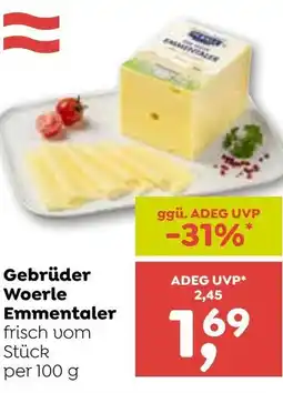 ADEG Gebrüder Woerle Emmentaler Angebot