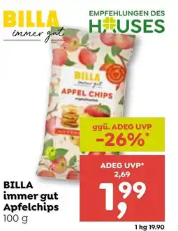 ADEG BILLA immer gut Apfelchips Angebot