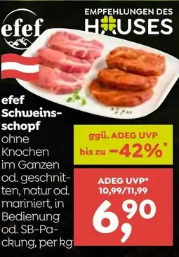 ADEG efef Schweins- schopf Angebot