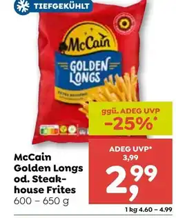 ADEG McCain Golden Longs od. Steak- house Frites Angebot