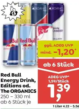ADEG Red Bull Energy Drink, Editions od. The ORGANICS Angebot