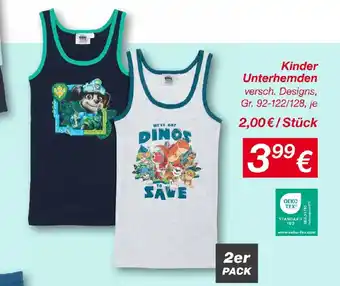 KiK Kinder unterhemden Angebot