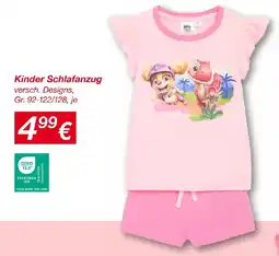 KiK Kinder Schlafanzug Angebot