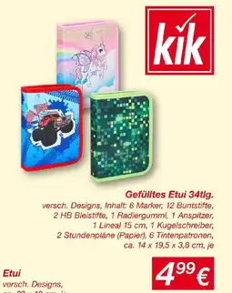 KiK Gefülltes etui 34tlg. Angebot