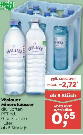 ADEG Vöslauer Mineralwasser Angebot
