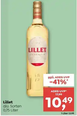 ADEG Lillet div. Lillet div. Sorten 0,75 Liter Angebot