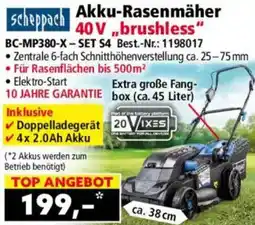 Norma Akku-Rasenmäher 40V brushless Angebot