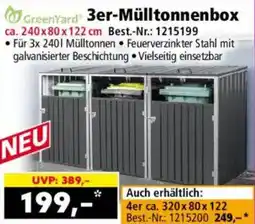 Norma GreenYard 3er-Mülltonnenbox Angebot
