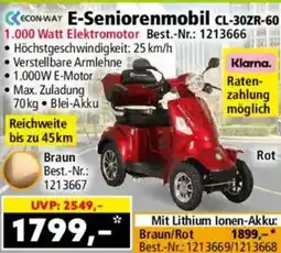 Norma KECON-WAY E-Seniorenmobil CL-30ZR-60 Angebot