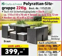 Norma Gorton & Freizet Polyrattan-Sitz- gruppe Angebot