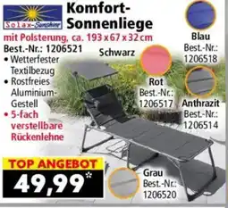Norma Komfort-Sonnenliege Angebot