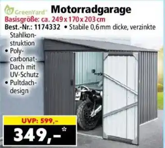 Norma GreenYard Motorradgarage Angebot