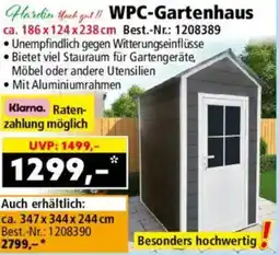 Norma WPC-Gartenhaus Angebot