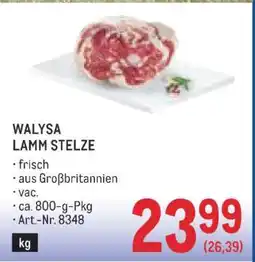 Metro WALYSA LAMM STELZE Angebot