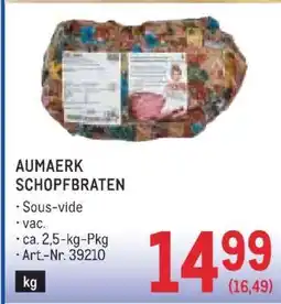 Metro AUMAERK SCHOPFBRATEN Angebot