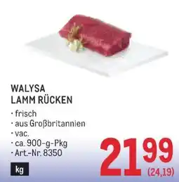 Metro Walysa Lamm Rücken Angebot