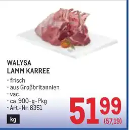 Metro WALYSA LAMM KARREE Angebot