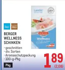 Metro Berger Wellness-Schinken Angebot