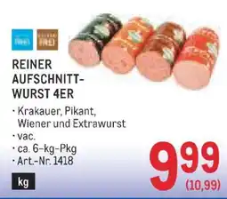 Metro REINER AUFSCHNITT-WURST 4ER Angebot