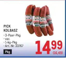 Metro Pick Kolbasz Angebot