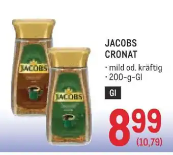 Metro Jacobs Cronat Angebot
