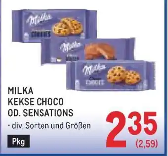 Metro MILKA KEKSE CHOCO OD. SENSATIONS Angebot