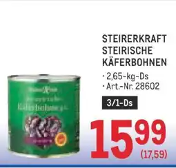 Metro STEIRERKRAFT STEIRISCHE KÄFERBOHNEN Angebot