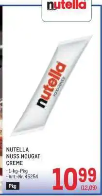 Metro Nutella Nuss Nougat Creme Angebot