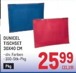 Metro DUNICEL TISCHSET 30X40 CM Angebot