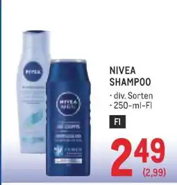Metro NIVEA SHAMPOO Angebot