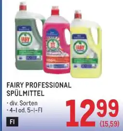 Metro FAIRY PROFESSIONAL SPÜLMITTEL Angebot