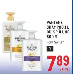 Metro PANTENE SHAMPOO 1 L OD. SPÜLUNG 800 ML Angebot