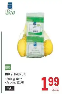 Metro BIO-ZITRONEN Angebot