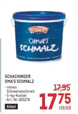 Metro Schachinger Oma‘s Schmalz Angebot