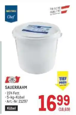 Metro SAUERRAHM Angebot