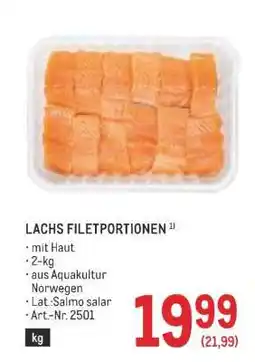 Metro Lachs Filetportionen Angebot