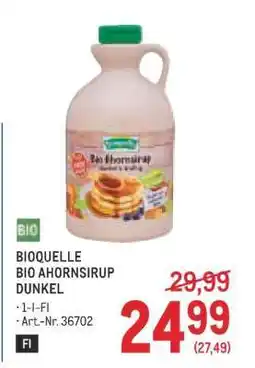 Metro BIOQUELLE BIO AHORNSIRUP DUNKEL Angebot
