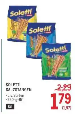 Metro Soletti Salzstangen Angebot
