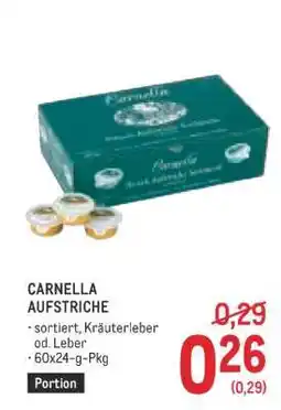 Metro CARNELLA AUFSTRICHE Angebot