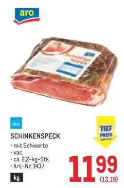 Metro Schinkenspeck Angebot