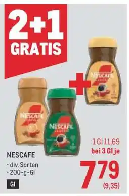 Metro Nescafé Angebot