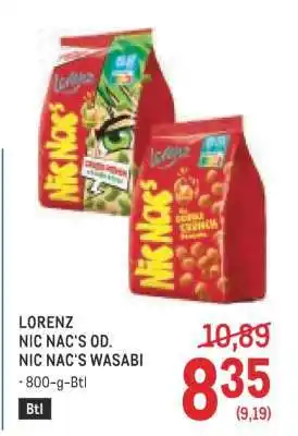 Metro Lorenz Nic Nac's od. Nic Nac's Wasabi Angebot