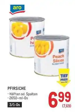 Metro PFIRSICHE Angebot