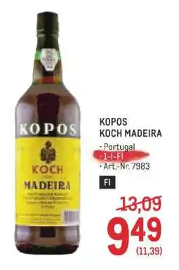 Metro Kopos Koch Madeira Angebot